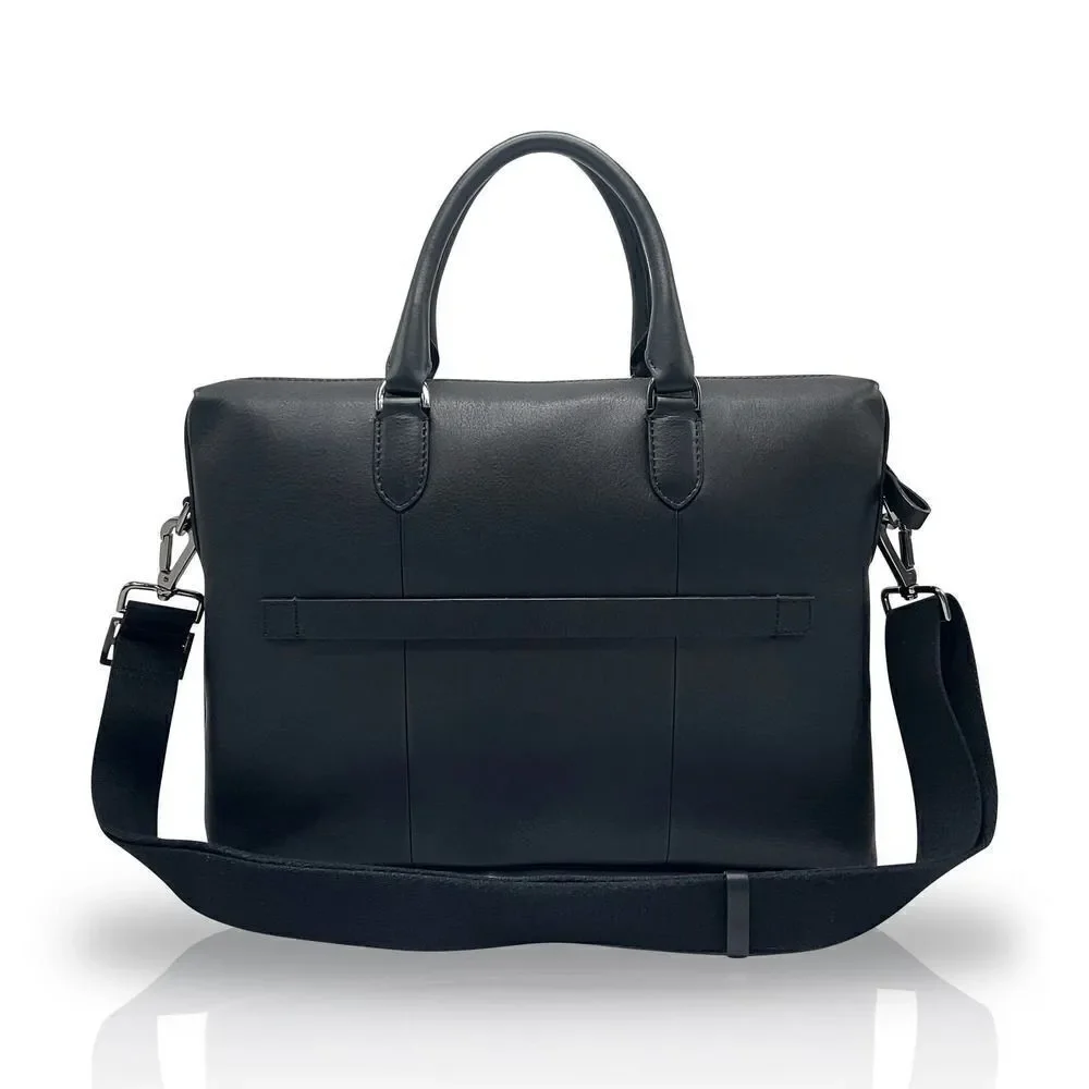 Adamonde Leather Bag briefcase Laptop Messenger Bag for Men and Women